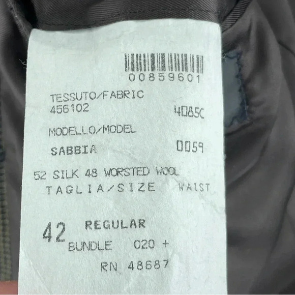 Tallia Uomo Silk Wool Blazer Mens Size 42R 2825 - Picture 4 of 11